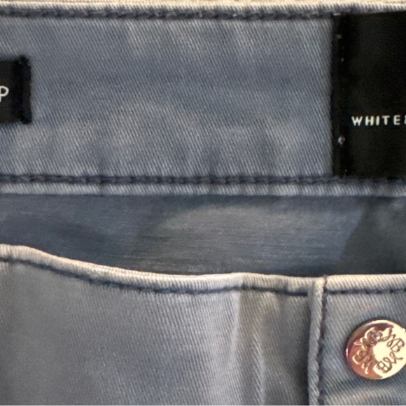 White House Black Market Light Blue Straight Leg Jeans - Picture 4 of 4